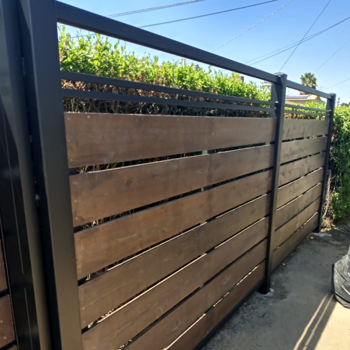 custom iron and wood hgate